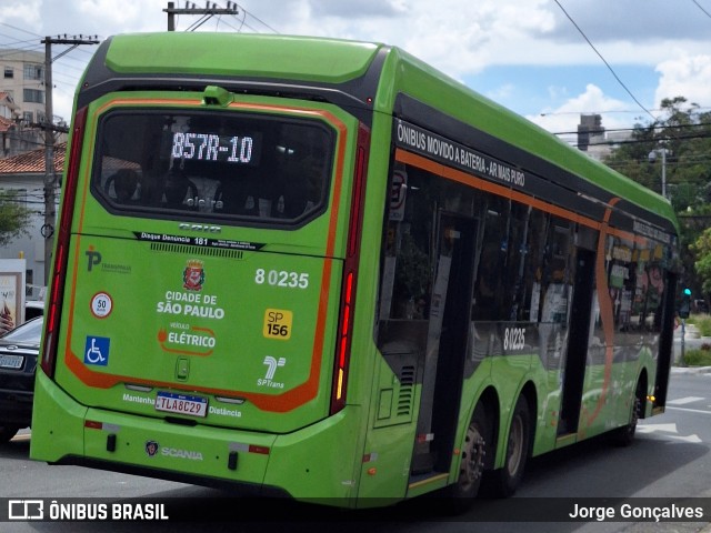 TRANSPPASS - Transporte de Passageiros 8 0235 na cidade de São Paulo, São Paulo, Brasil, por Jorge Gonçalves. Número da foto: #13294383.