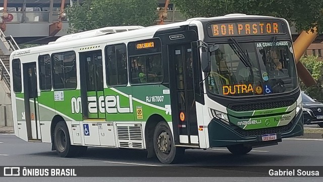 Transportes Mageli RJ 167.007 na cidade de Rio de Janeiro, Rio de Janeiro, Brasil, por Gabriel Sousa. Número da foto: #13294652.