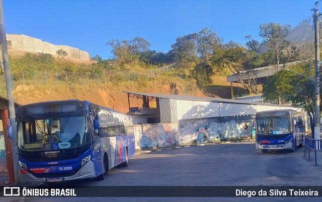 Viação Miracatiba 15.1089 na cidade de Embu das Artes, São Paulo, Brasil, por Diego da Silva Teixeira. Número da foto: #13293895.