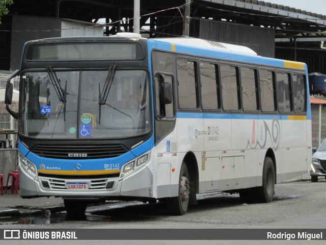 Transportes Barra D13142 na cidade de Rio de Janeiro, Rio de Janeiro, Brasil, por Rodrigo Miguel. Número da foto: #13295229.