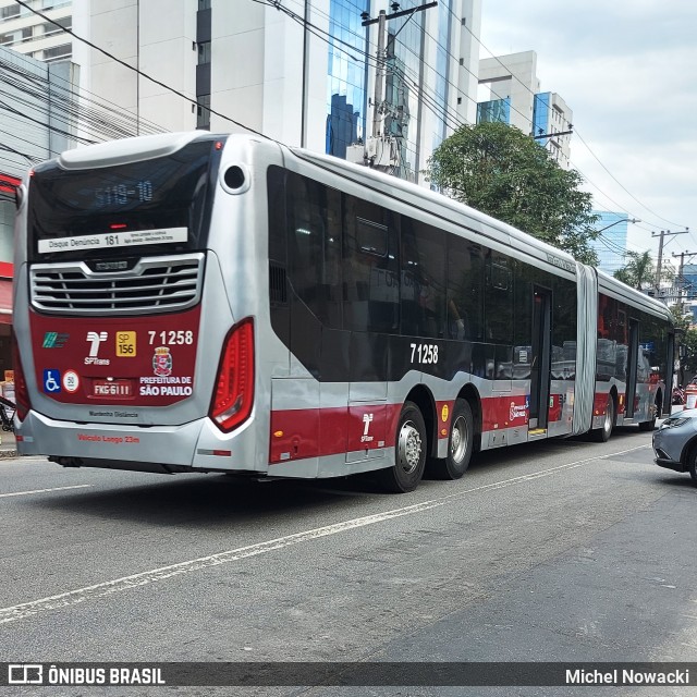 Viação Campo Belo 7 1258 na cidade de São Paulo, São Paulo, Brasil, por Michel Nowacki. Número da foto: #13295604.