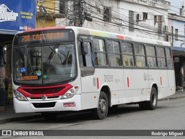 Transportes Barra D13293 na cidade de Rio de Janeiro, Rio de Janeiro, Brasil, por Rodrigo Miguel. Número da foto: #13295233.