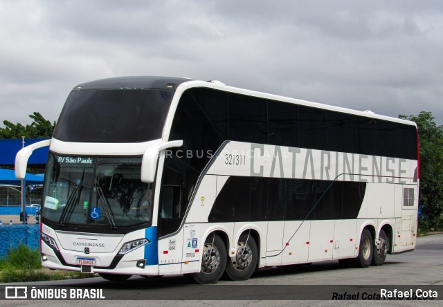Auto Viação Catarinense 321311 na cidade de São Paulo, São Paulo, Brasil, por Rafael Cota. Número da foto: #13294015.