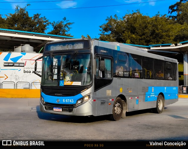 Transwolff Transportes e Turismo 6 6743 na cidade de São Paulo, São Paulo, Brasil, por Valnei Conceição. Número da foto: #13295975.