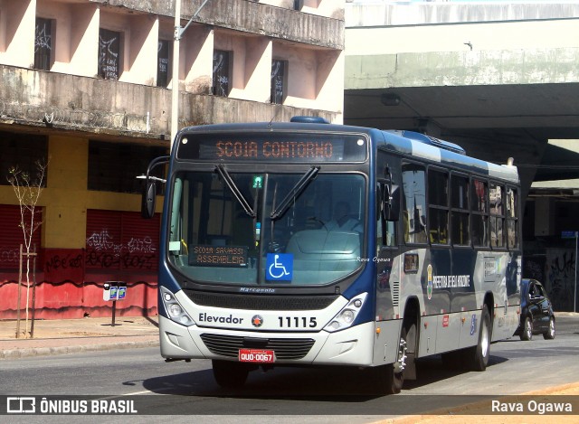 Viação Sandra 11115 na cidade de Belo Horizonte, Minas Gerais, Brasil, por Rava Ogawa. Número da foto: #13295702.