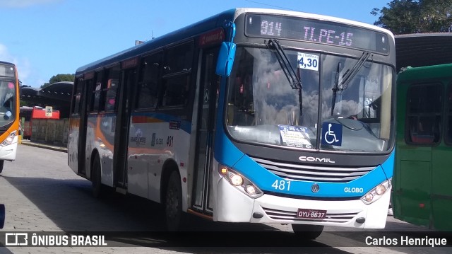 Transportadora Globo 481 na cidade de Olinda, Pernambuco, Brasil, por Carlos Henrique. Número da foto: #13293495.