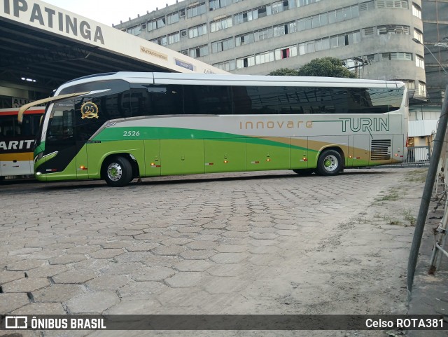 Turin Transportes 2526 na cidade de Ipatinga, Minas Gerais, Brasil, por Celso ROTA381. Número da foto: #13293844.
