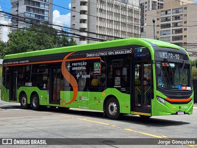 TRANSPPASS - Transporte de Passageiros 8 0302 na cidade de São Paulo, São Paulo, Brasil, por Jorge Gonçalves. Número da foto: #13294389.