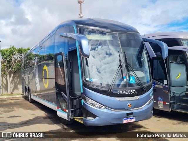 Viação Cidade Sol 10570 na cidade de Vitória da Conquista, Bahia, Brasil, por Fabrício Portella Matos. Número da foto: #13296209.