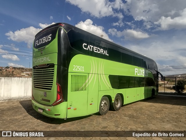FlixBus Transporte e Tecnologia do Brasil 22501 na cidade de Salinas, Minas Gerais, Brasil, por Espedito de Brito Gomes. Número da foto: #13294966.