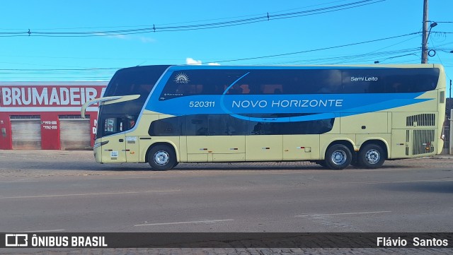 Viação Novo Horizonte 520311 na cidade de Barra da Estiva, Bahia, Brasil, por Flávio  Santos. Número da foto: #13295317.