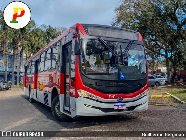 Trevo Transportes Coletivos 1161 na cidade de Porto Alegre, Rio Grande do Sul, Brasil, por Guilherme Bergman. Número da foto: #13270628.