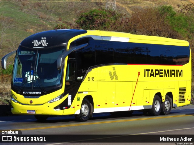 Viação Nova Itapemirim 60196 na cidade de Belo Horizonte, Minas Gerais, Brasil, por Matheus Adler. Número da foto: #13269697.