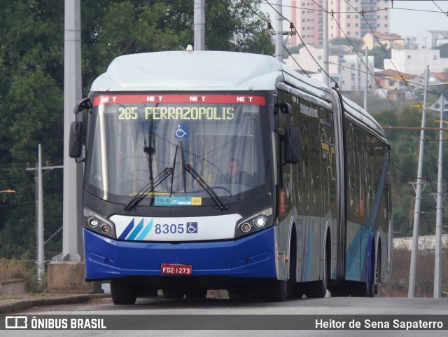 Next Mobilidade - ABC Sistema de Transporte 8305 na cidade de Santo André, São Paulo, Brasil, por Heitor de Sena Sapaterro. Número da foto: #13270521.
