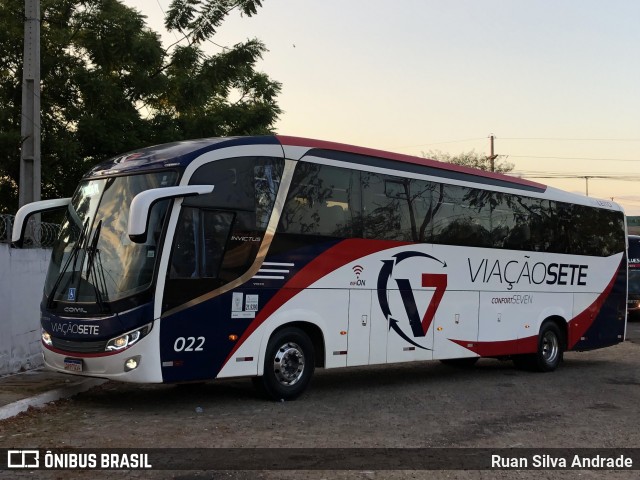 Viação Sete 022 na cidade de Teresina, Piauí, Brasil, por Ruan Silva Andrade. Número da foto: #13269361.