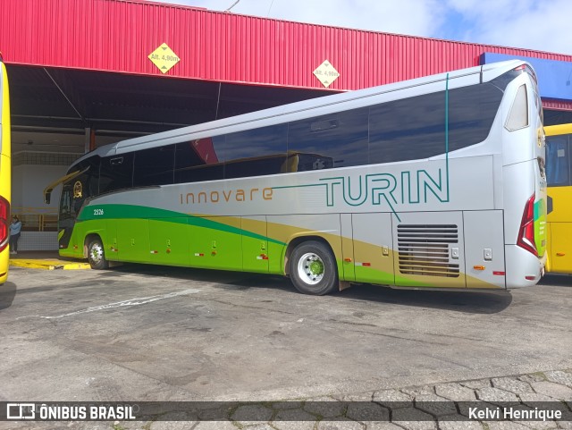 Turin Transportes 2526 na cidade de João Monlevade, Minas Gerais, Brasil, por Kelvi Henrique . Número da foto: #13269182.