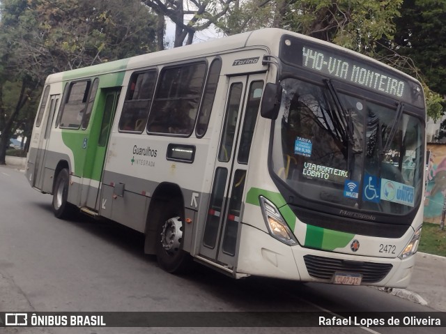 Empresa de Ônibus Vila Galvão 2472 na cidade de Guarulhos, São Paulo, Brasil, por Rafael Lopes de Oliveira. Número da foto: #13269420.