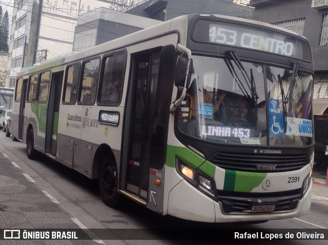 Empresa de Ônibus Vila Galvão 2391 na cidade de Guarulhos, São Paulo, Brasil, por Rafael Lopes de Oliveira. Número da foto: #13269408.