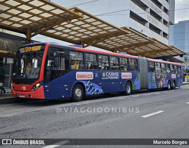Visate - Viação Santa Tereza 817 na cidade de Caxias do Sul, Rio Grande do Sul, Brasil, por Marcelo Borges. Número da foto: #13269022.