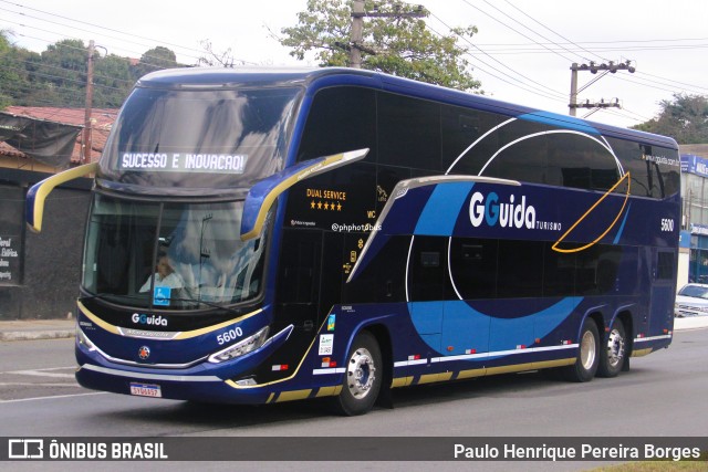 GGuida - Graça e Guida Transportes e Turismo 5600 na cidade de Volta Redonda, Rio de Janeiro, Brasil, por Paulo Henrique Pereira Borges. Número da foto: #13270869.
