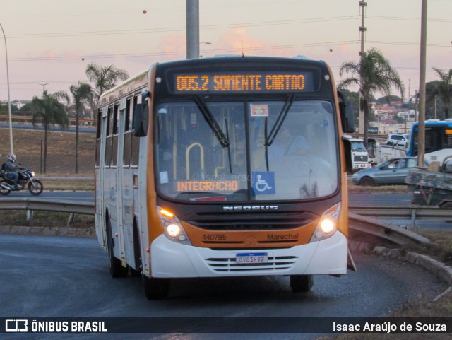 Auto Viação Marechal Brasília 440795 na cidade de Samambaia, Distrito Federal, Brasil, por Isaac Araújo de Souza. Número da foto: #13268748.