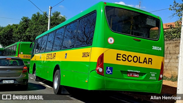 Transportes Capellini 38034 na cidade de Paulínia, São Paulo, Brasil, por Allan Henrique. Número da foto: #13269465.