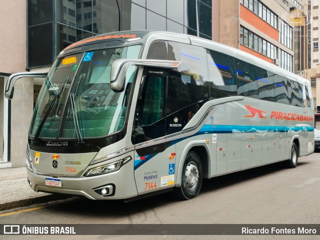 Viação Piracicabana 7144 na cidade de Curitiba, Paraná, Brasil, por Ricardo Fontes Moro. Número da foto: #13271003.