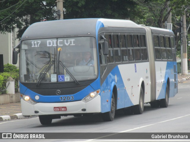 VB Transportes e Turismo 1203 na cidade de Campinas, São Paulo, Brasil, por Gabriel Brunhara. Número da foto: #13270099.