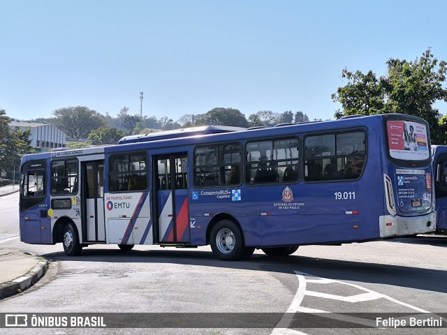 Transportes Capellini 19.011 na cidade de Vinhedo, São Paulo, Brasil, por Felipe Bertini. Número da foto: #13270708.
