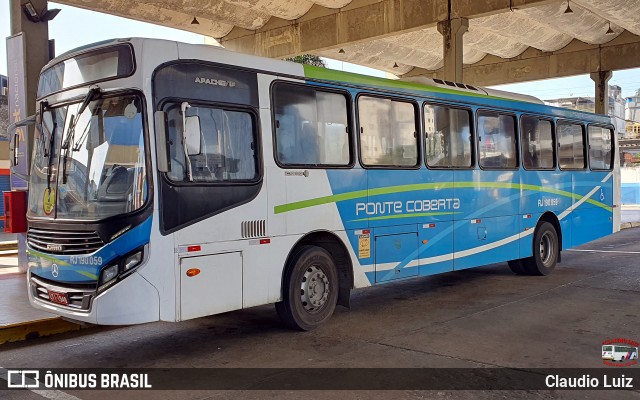 Viação Ponte Coberta RJ 190.059 na cidade de Nilópolis, Rio de Janeiro, Brasil, por Claudio Luiz. Número da foto: #13271248.
