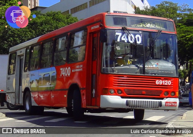 Viação Santa Edwiges 69120 na cidade de Belo Horizonte, Minas Gerais, Brasil, por Luís Carlos Santinne Araújo. Número da foto: #13270237.