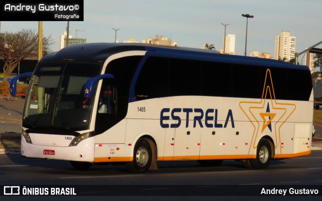 Viação Estrela 1405 na cidade de Goiânia, Goiás, Brasil, por Andrey Gustavo. Número da foto: #13270540.
