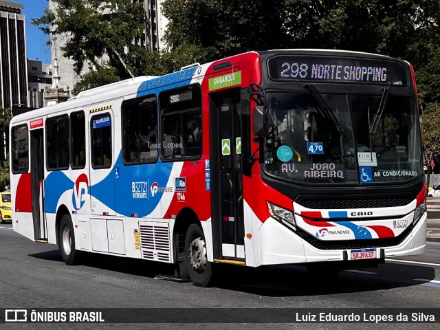 Viação Pavunense B32721 na cidade de Rio de Janeiro, Rio de Janeiro, Brasil, por Luiz Eduardo Lopes da Silva. Número da foto: #13270846.