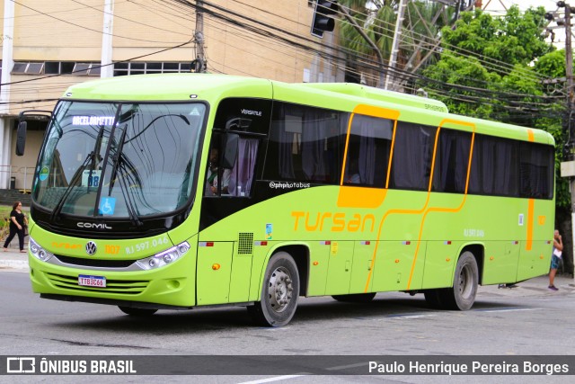 Tursan - Turismo Santo André 1107 na cidade de Volta Redonda, Rio de Janeiro, Brasil, por Paulo Henrique Pereira Borges. Número da foto: #13270929.