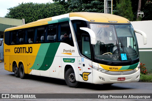 Empresa Gontijo de Transportes 18795 na cidade de Salvador, Bahia, Brasil, por Felipe Pessoa de Albuquerque. Número da foto: #13270665.