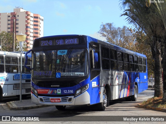 Auto Viação Bragança Metropolitana > Viação Raposo Tavares 12.516 na cidade de São Roque, São Paulo, Brasil, por Weslley Kelvin Batista. Número da foto: #13269414.