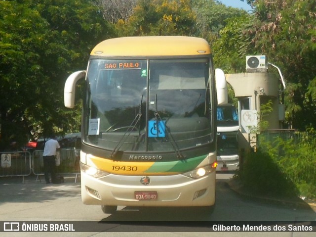 Empresa Gontijo de Transportes 19430 na cidade de São Paulo, São Paulo, Brasil, por Gilberto Mendes dos Santos. Número da foto: #13268624.
