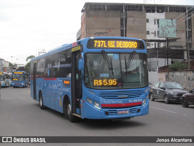 Viação Nossa Senhora da Penha RJ 188.093 na cidade de Belford Roxo, Rio de Janeiro, Brasil, por Jonas Alcantara. Número da foto: #13268866.