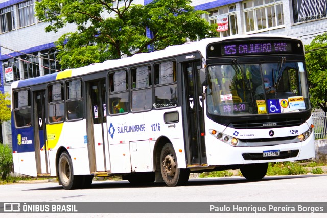 Viação Sul Fluminense 1216 na cidade de Volta Redonda, Rio de Janeiro, Brasil, por Paulo Henrique Pereira Borges. Número da foto: #13270899.