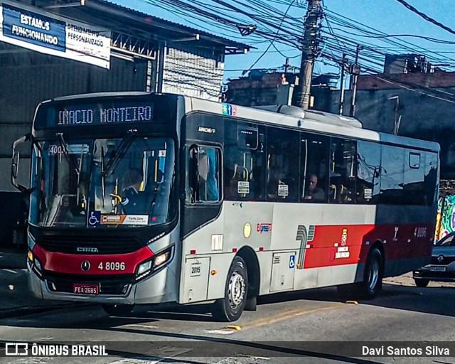 Express Transportes Urbanos Ltda 4 8096 na cidade de São Paulo, São Paulo, Brasil, por Davi Santos Silva. Número da foto: #13268879.