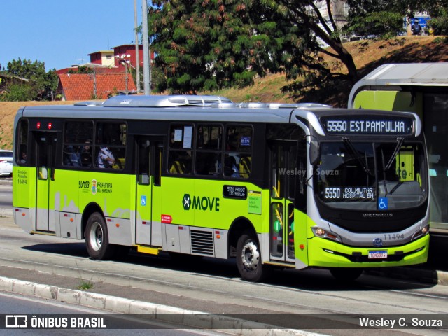 Viação Sandra 11494 na cidade de Belo Horizonte, Minas Gerais, Brasil, por Wesley C. Souza. Número da foto: #13270302.