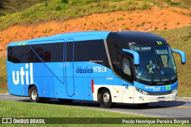 UTIL - União Transporte Interestadual de Luxo 9715 na cidade de Aparecida, São Paulo, Brasil, por Paulo Henrique Pereira Borges. Número da foto: #13270933.