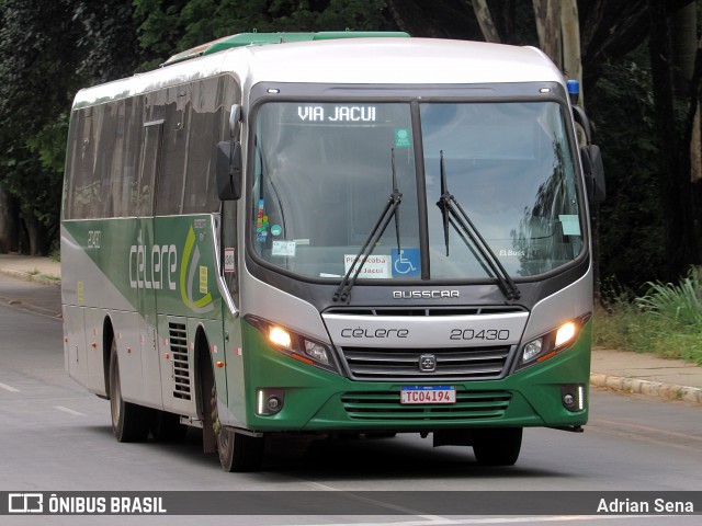 Célere Transportes 20430 na cidade de João Monlevade, Minas Gerais, Brasil, por Adrian Sena. Número da foto: #13269606.
