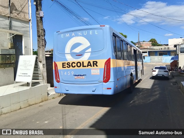 Emanuel Transportes 1459 na cidade de Cariacica, Espírito Santo, Brasil, por Samuel Autismo-bus. Número da foto: #13269193.
