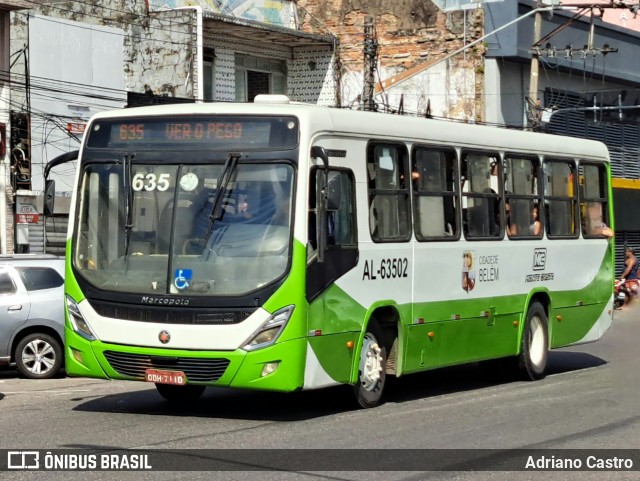 Auto Viação Monte Cristo AL-63502 na cidade de Belém, Pará, Brasil, por Adriano Castro. Número da foto: #13270497.