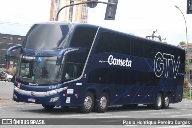Viação Cometa 17303 na cidade de Volta Redonda, Rio de Janeiro, Brasil, por Paulo Henrique Pereira Borges. Número da foto: #13270839.