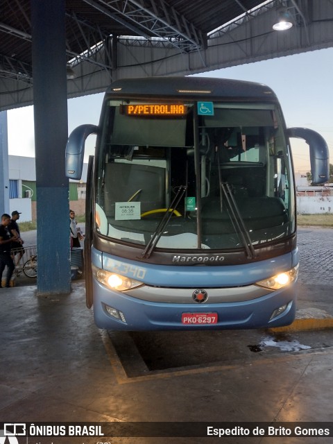 Viação Águia Branca 32340 na cidade de Petrolina, Pernambuco, Brasil, por Espedito de Brito Gomes. Número da foto: #13269337.