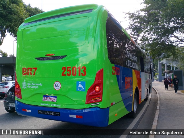 BR7 Mobilidade 25013 na cidade de São Bernardo do Campo, São Paulo, Brasil, por Heitor de Sena Sapaterro. Número da foto: #13270530.