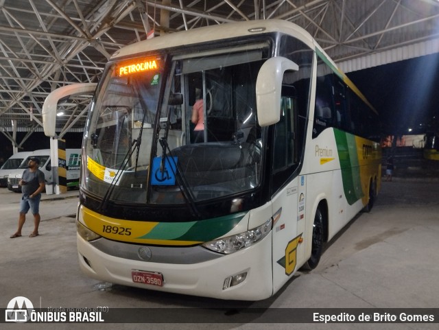 Empresa Gontijo de Transportes 18925 na cidade de Senhor do Bonfim, Bahia, Brasil, por Espedito de Brito Gomes. Número da foto: #13269349.