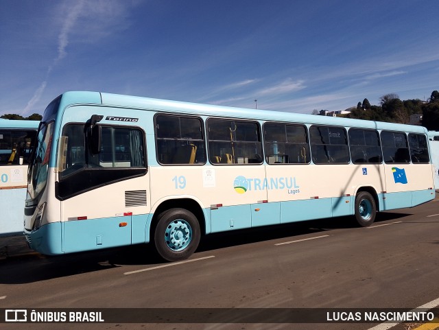Transul – Transportes Urbanos Nossa Senhora dos Prazeres 19 na cidade de Lages, Santa Catarina, Brasil, por LUCAS NASCIMENTO. Número da foto: #13270616.